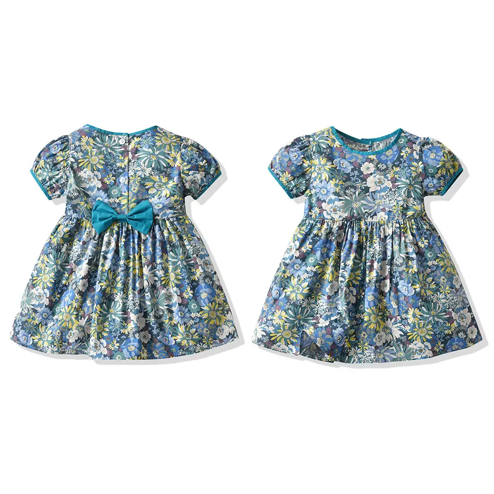 2025 Summer Floral Cotton Belt Shorts Set for Boys - Image 8