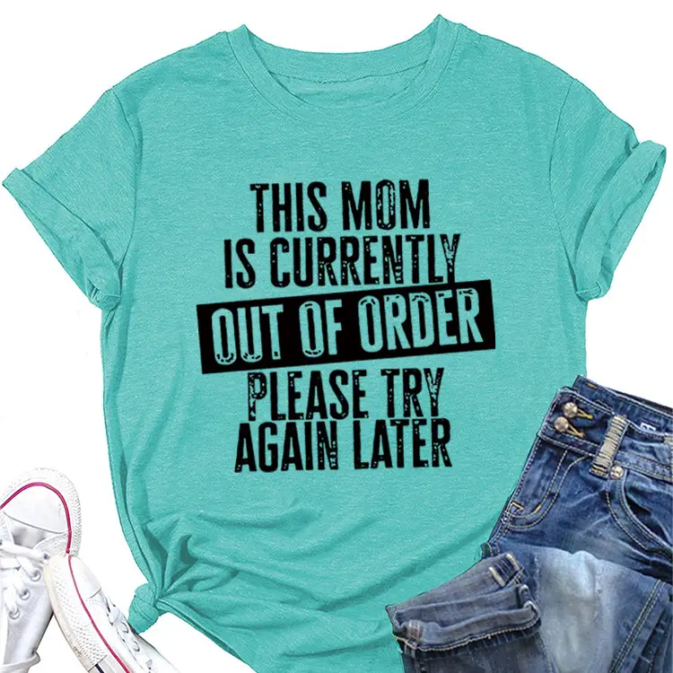 Women's Purple Printed T-Shirt Short Sleeve