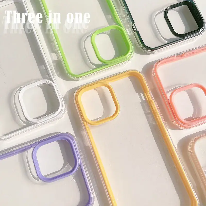 Candy Color Full-Cover Phone Case for iPhone 15/11 - Image 9
