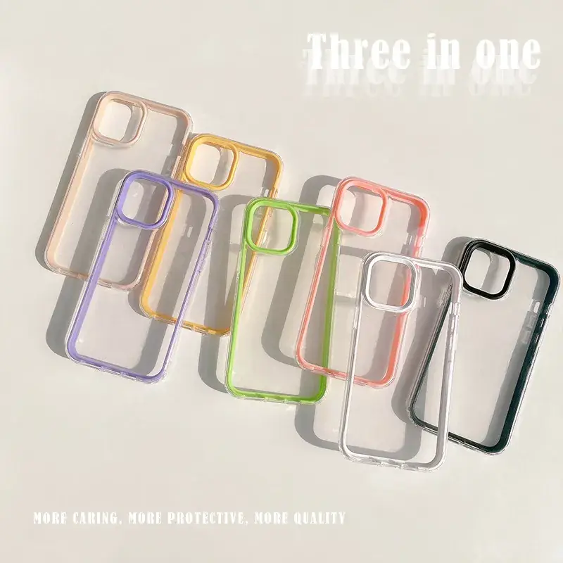 Candy Color Full-Cover Phone Case for iPhone 15/11 - Image 10