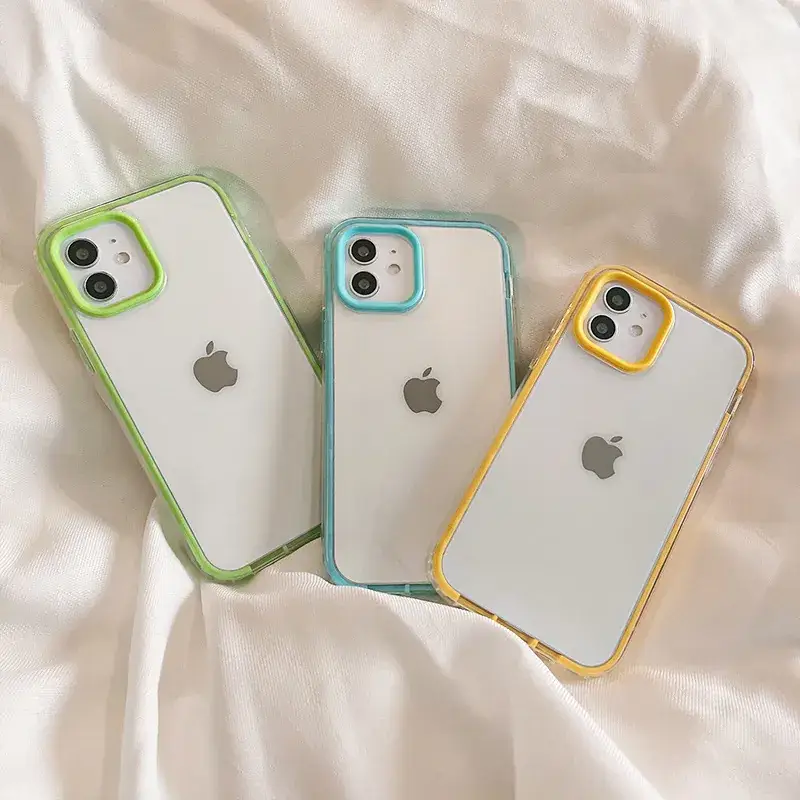 Candy Color Full-Cover Phone Case for iPhone 15/11 - Image 11
