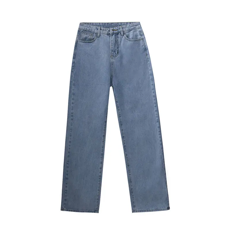 2022 Wide Leg Jeans Women High Waist Casual Pants