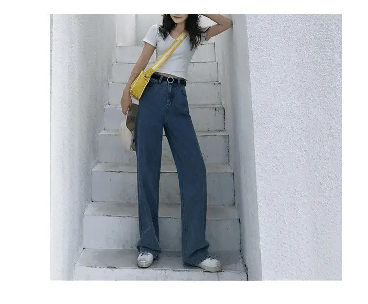 2022 Wide Leg Jeans Women High Waist Casual Pants — feature 12
