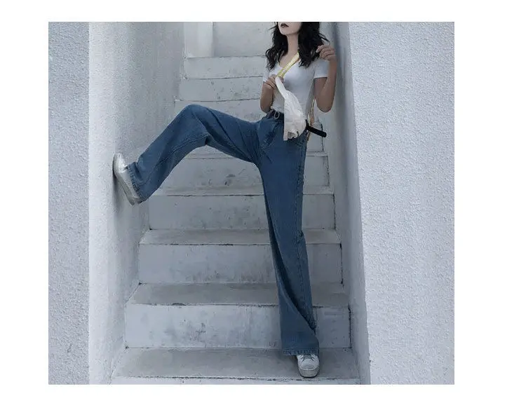 2022 Wide Leg Jeans Women High Waist Casual Pants — feature 13