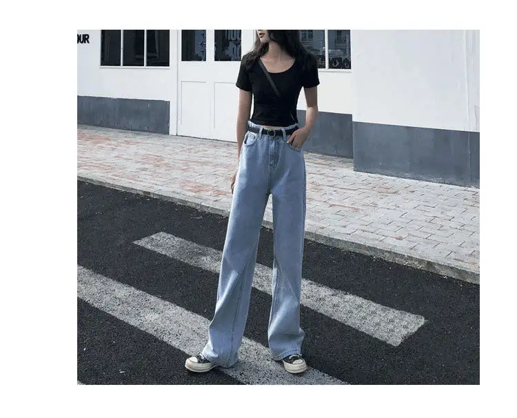 2022 Wide Leg Jeans Women High Waist Casual Pants — feature 14