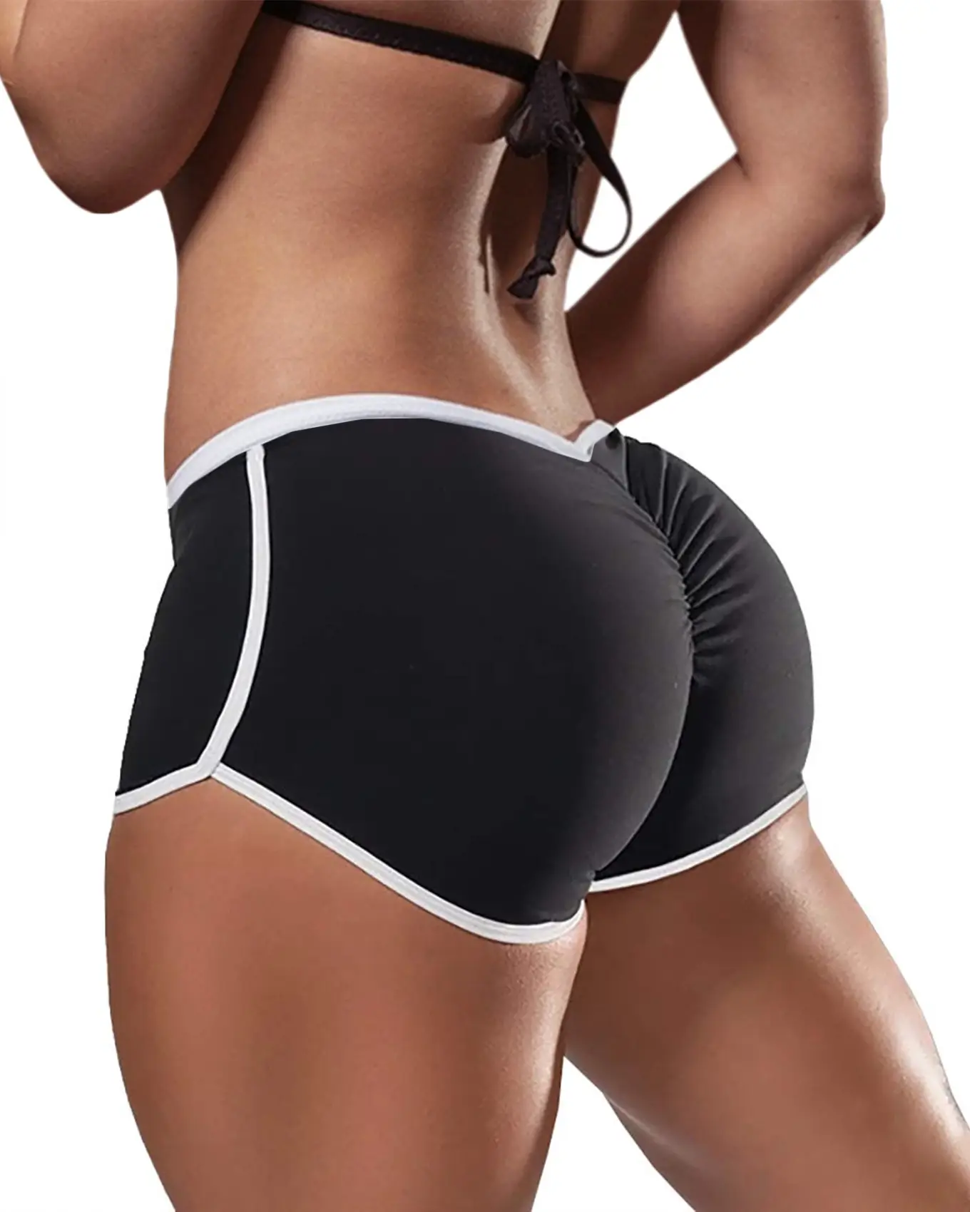 European American Large Size Stretch Slim Shorts - Image 2