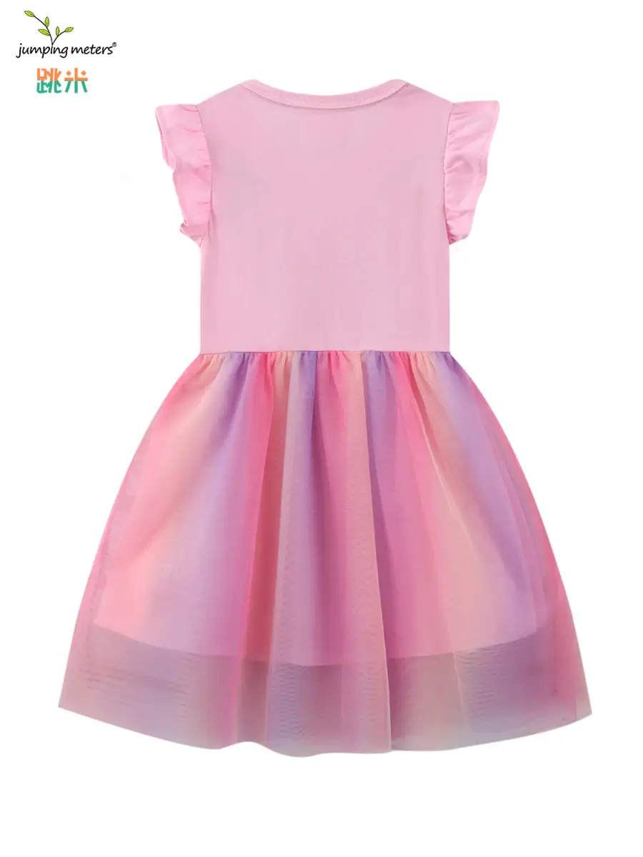 Girls Pink Glitter Skirt Dress Summer 2025 - Image 5