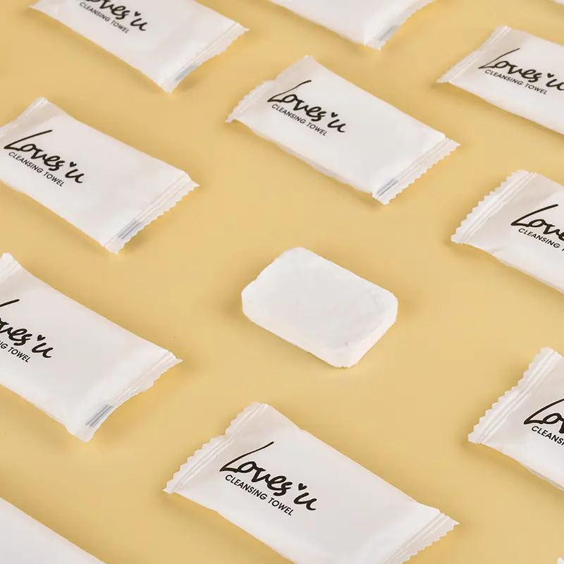 200pcs Pure Cotton Travel Towels Set - Image 5