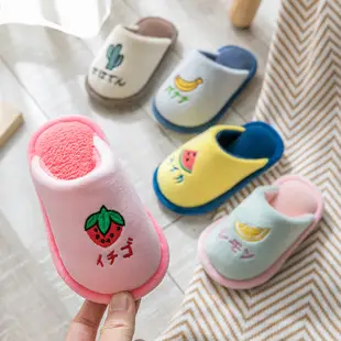 Cartoon Children's Cotton Slippers 2025 Winter Women's Home Closed-Toe Winter Parent-Child Thickened Warm Cotton Slippers — feature 4