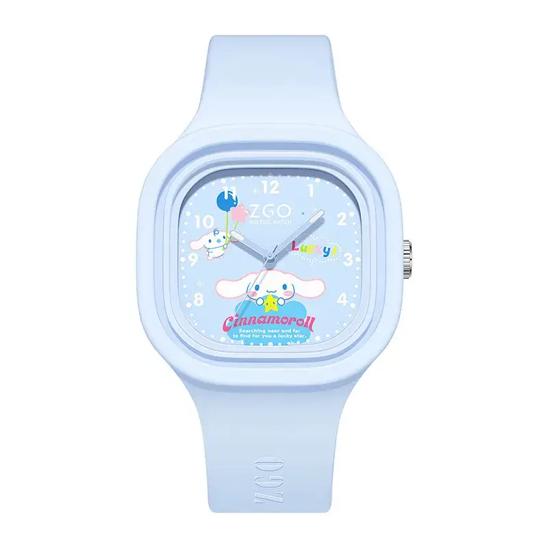 ZEQO Sanrio Cartoon Luminous Waterproof Silicone Watch White - Image 9