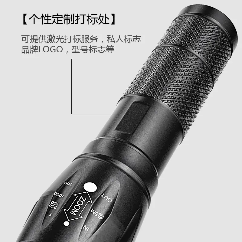 Cross-border Aluminum A300 Flashlight T6 Lamp Beads - Image 2
