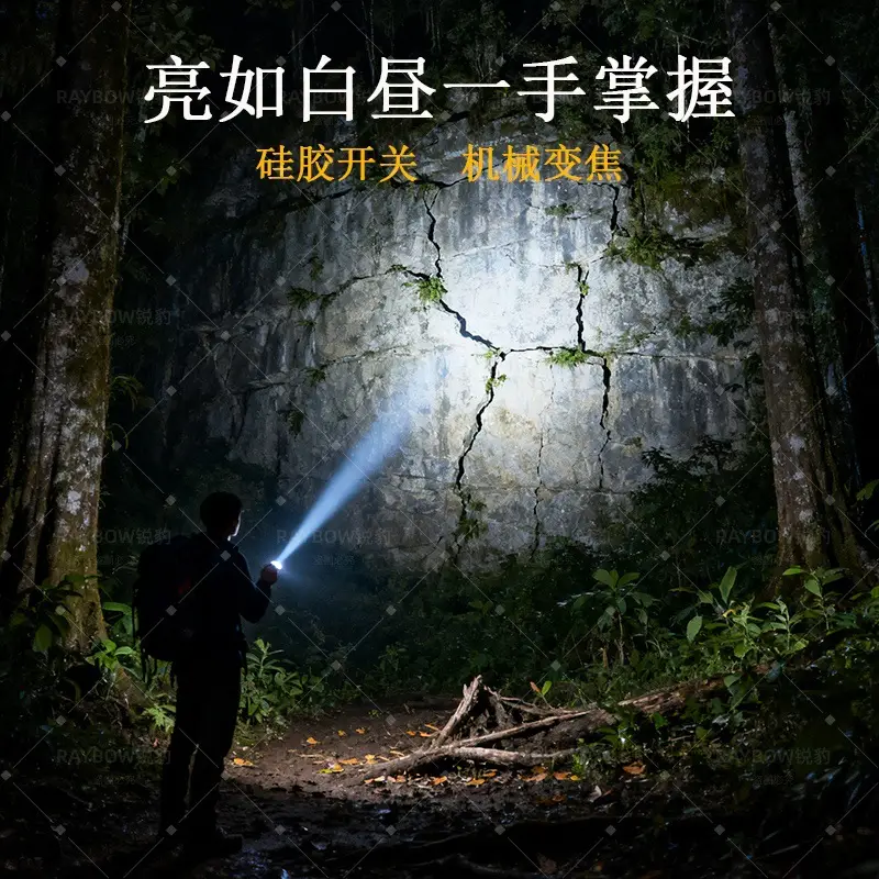 Cross-border Aluminum A300 Flashlight T6 Lamp Beads - Image 4