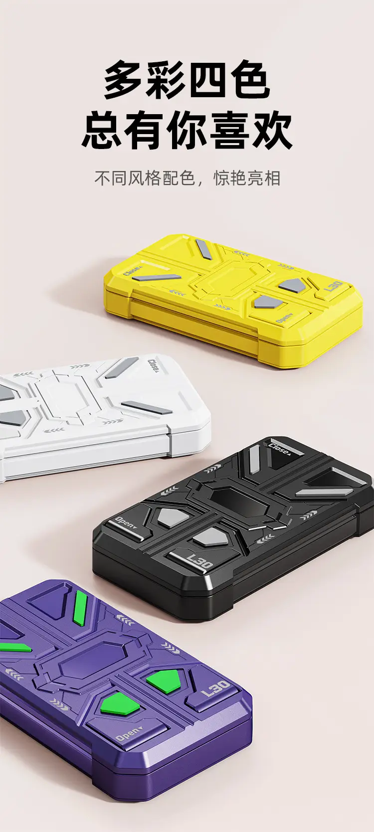 Folding Telescopic Phone Holder Yellow Portable Desktop — feature 8