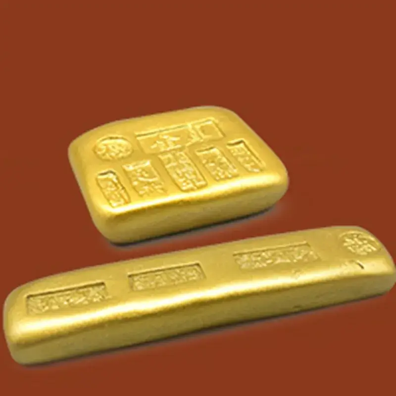 Ancient Gold & Silver Ingot Ornaments for Kids & Adults