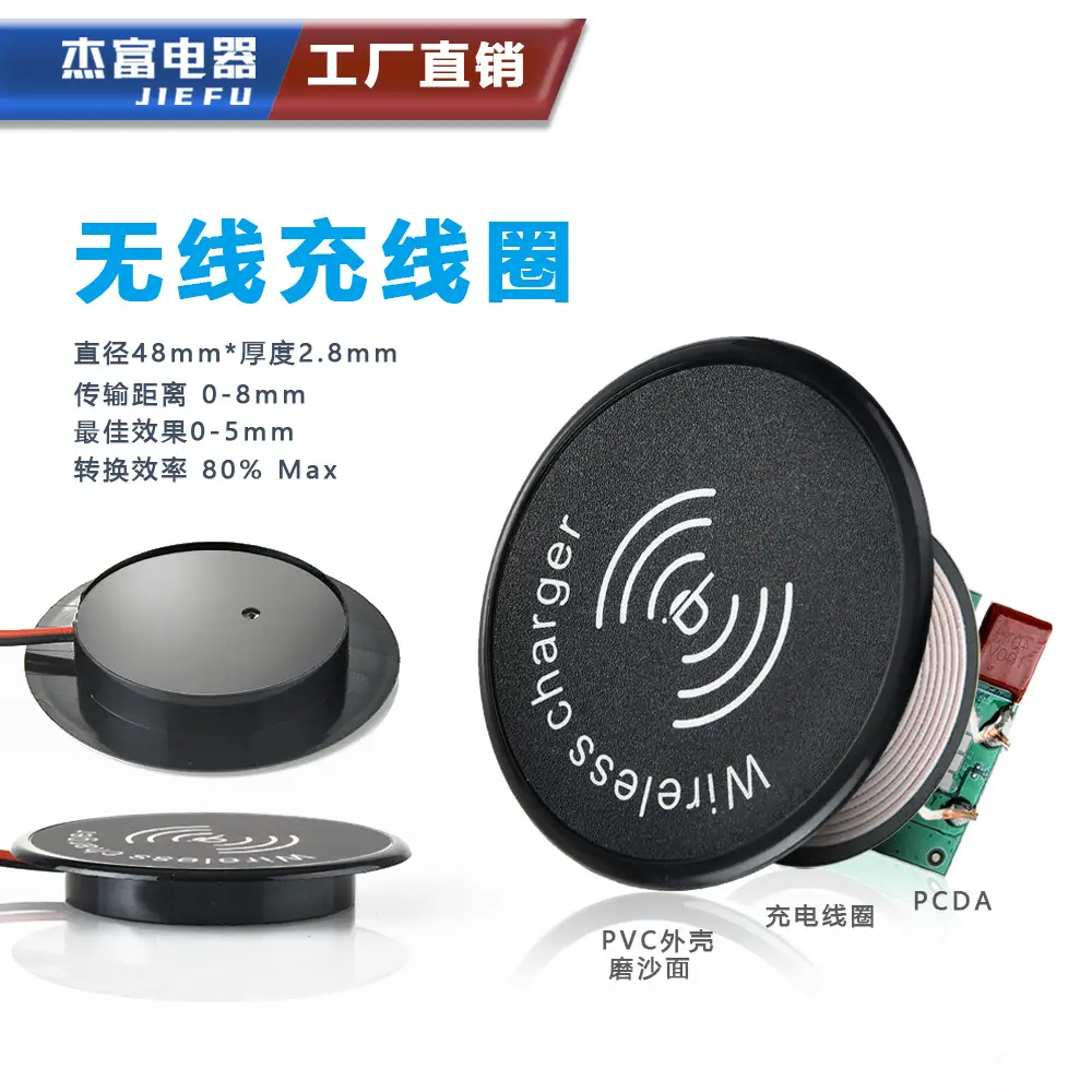5W Wireless Smart Table Lamp with Built-in Charger - Image 2