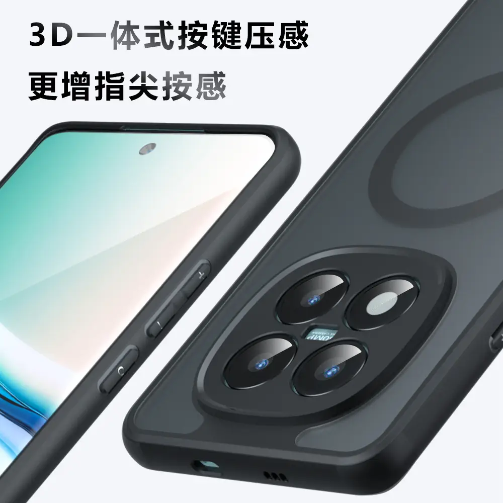 Redmi Note15 Pro Magnetic Phone Case Matte Skin-Feel