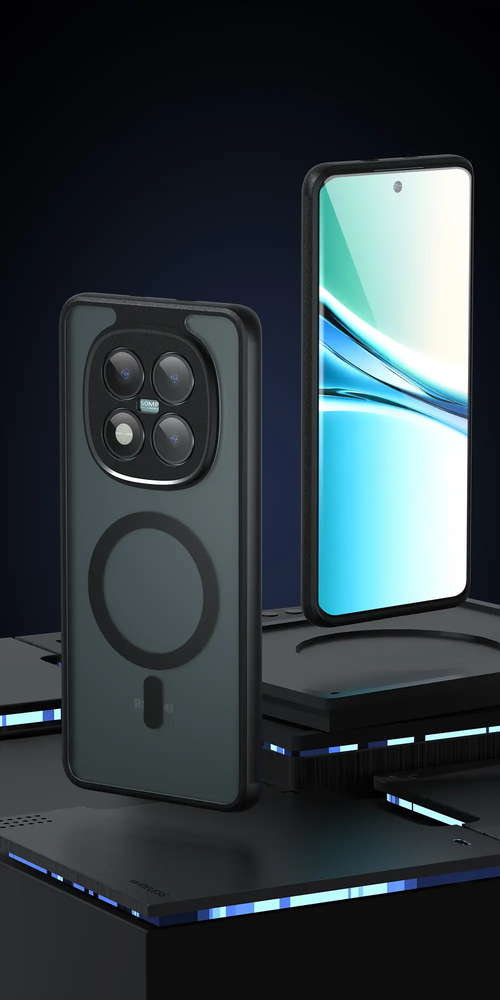 Redmi Note15 Pro Magnetic Phone Case Matte Skin-Feel — feature 10