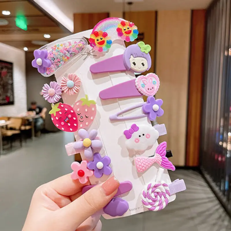 Cute Cartoon Hair Clips for Girls Baby Bangs - Image 3