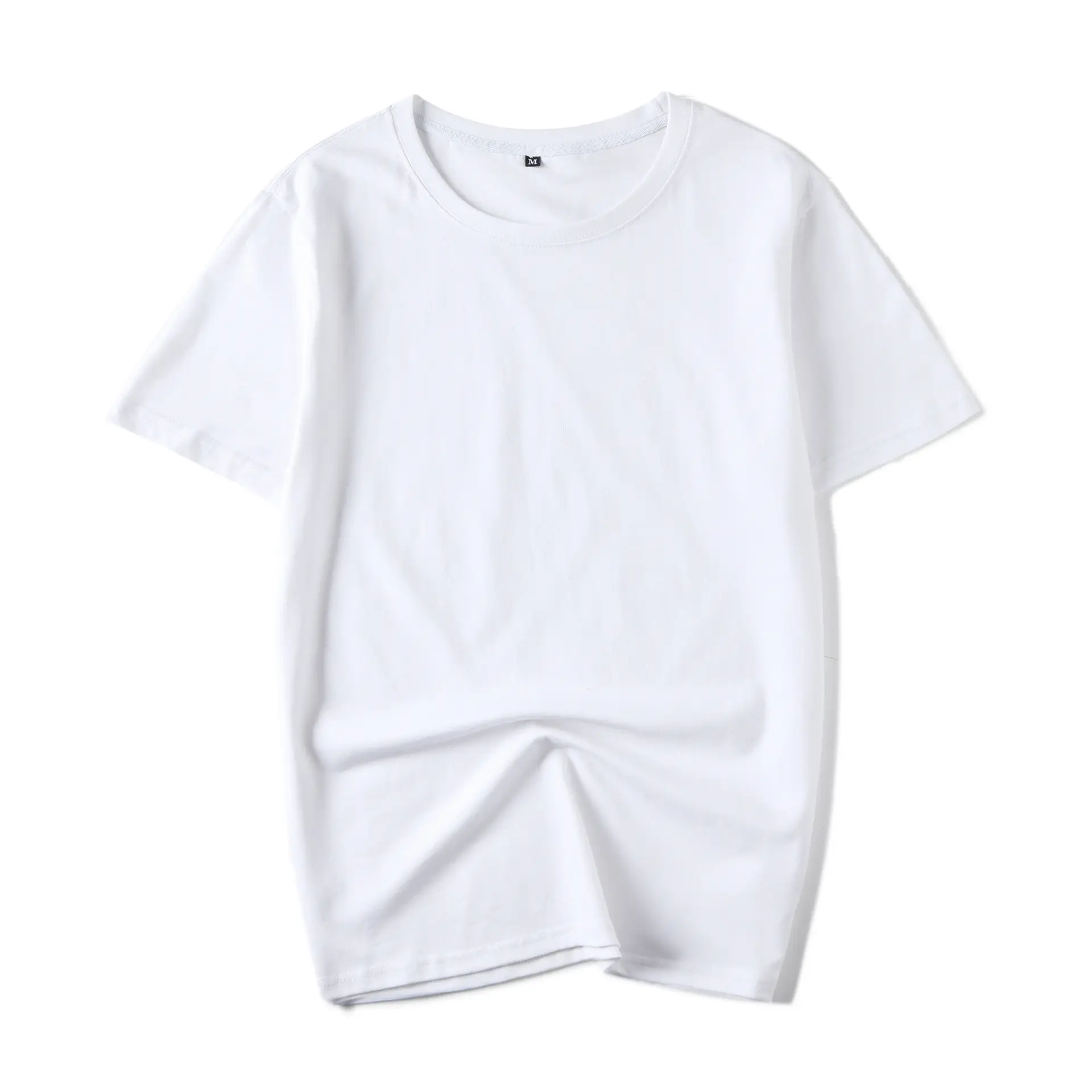 Pink Pure Cotton Loose Sleeve T-Shirt for Men Women