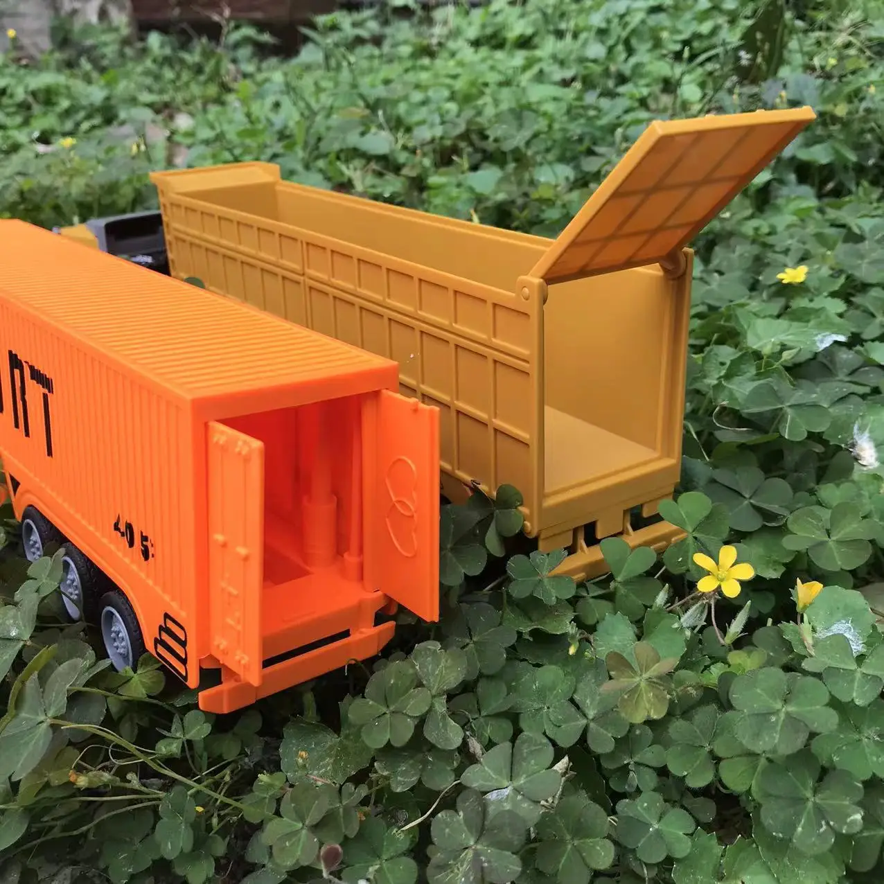 Children's Pull Back Toy Truck 38cm Yellow — feature 23
