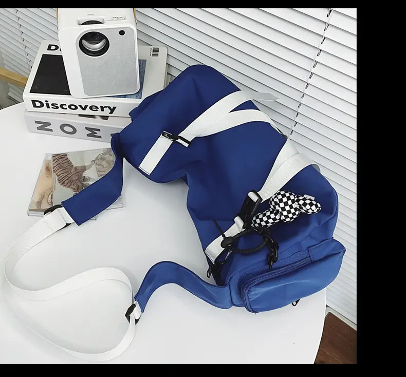 Men's Black Crossbody Bag Large Capacity Japanese Style — feature 25