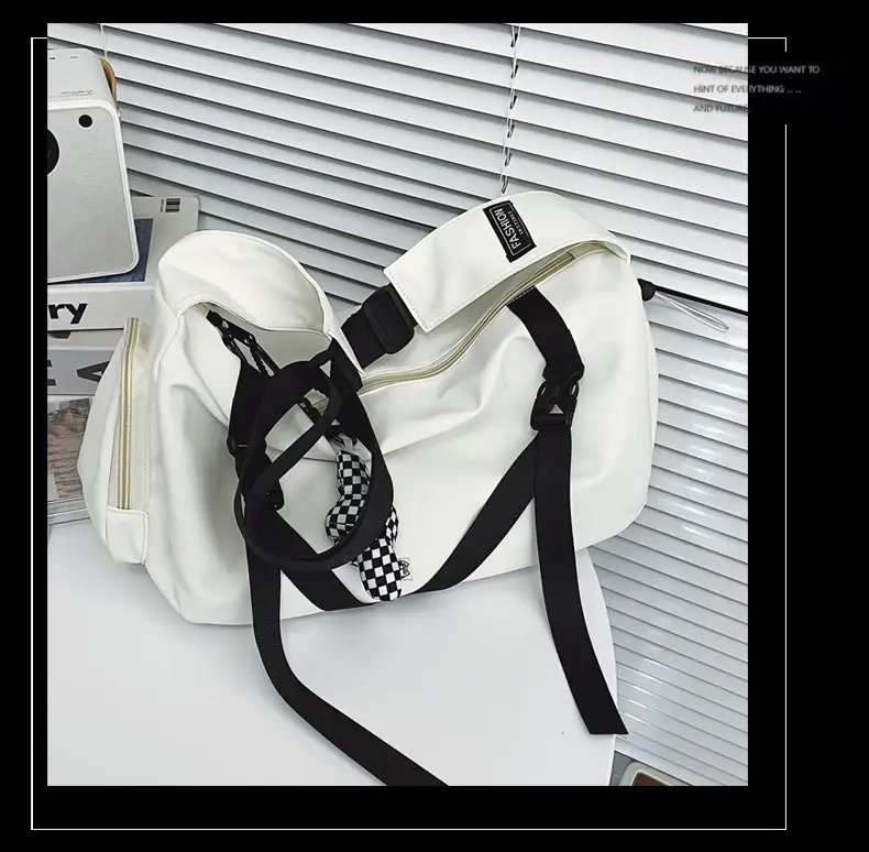 Men's Black Crossbody Bag Large Capacity Japanese Style — feature 26