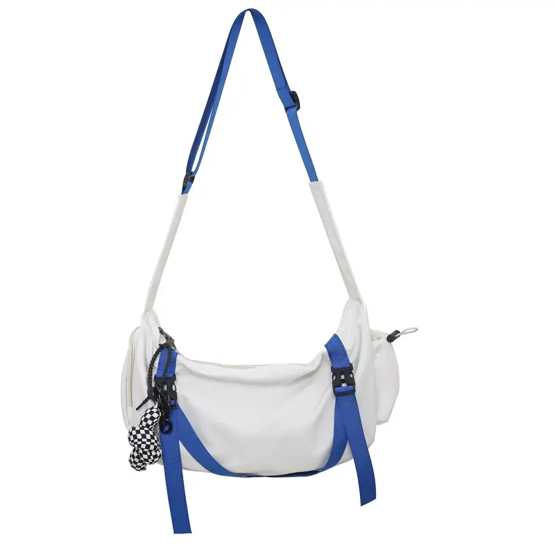 Men's Black Crossbody Bag Large Capacity Japanese Style - Image 2