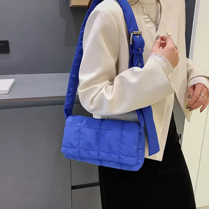 2021 Fashion Crossbody & Pocket Bags Set Blue Black - Image 9