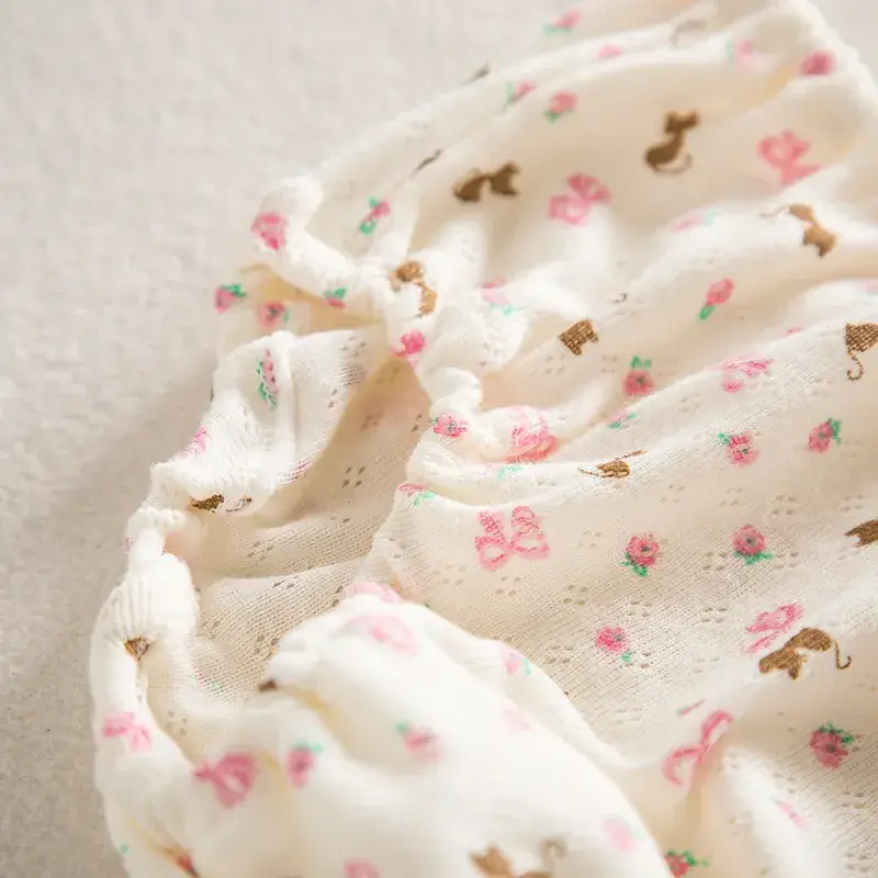 Pure Cotton Girls' Baby Briefs Set of 3 - Image 3