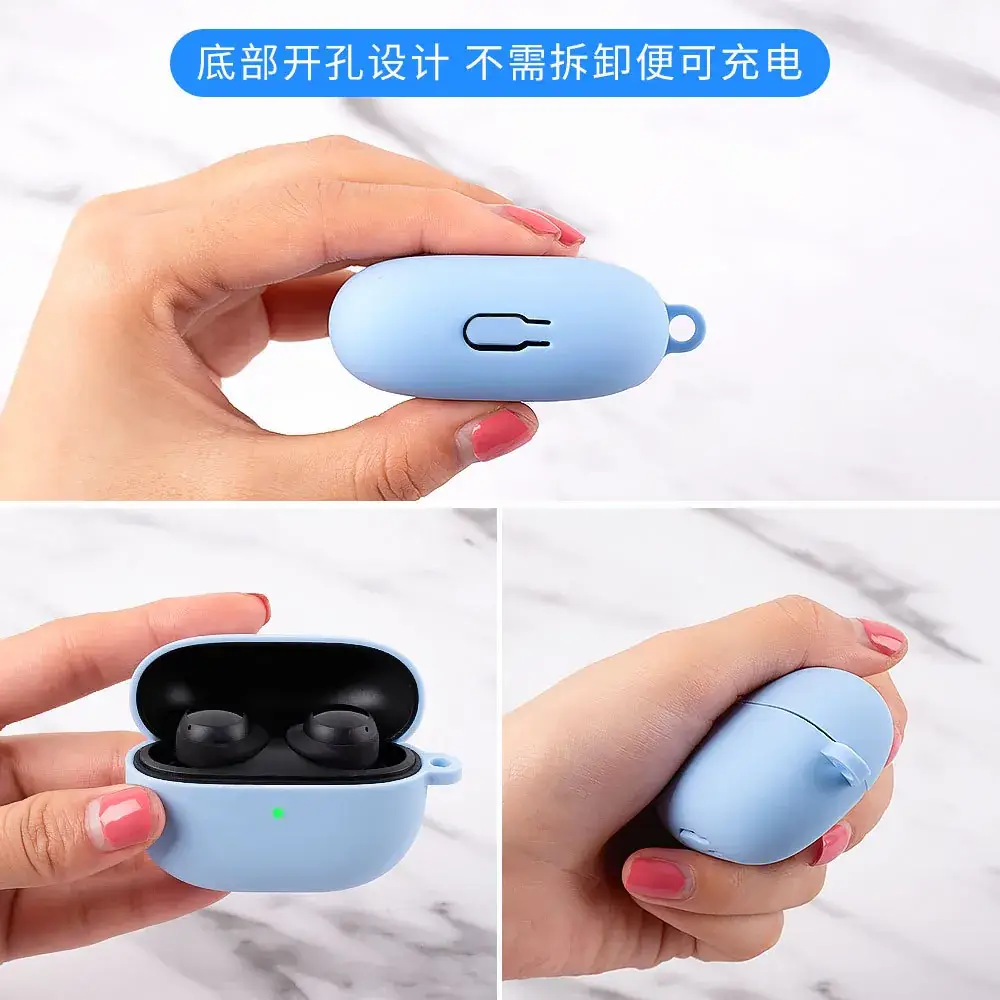 Red Silicone Buds Cover for Bluetooth Headset & Rice Buds — feature 10