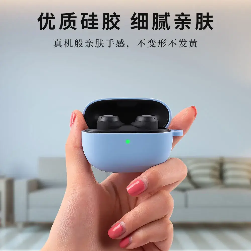 Red Silicone Buds Cover for Bluetooth Headset & Rice Buds — feature 11