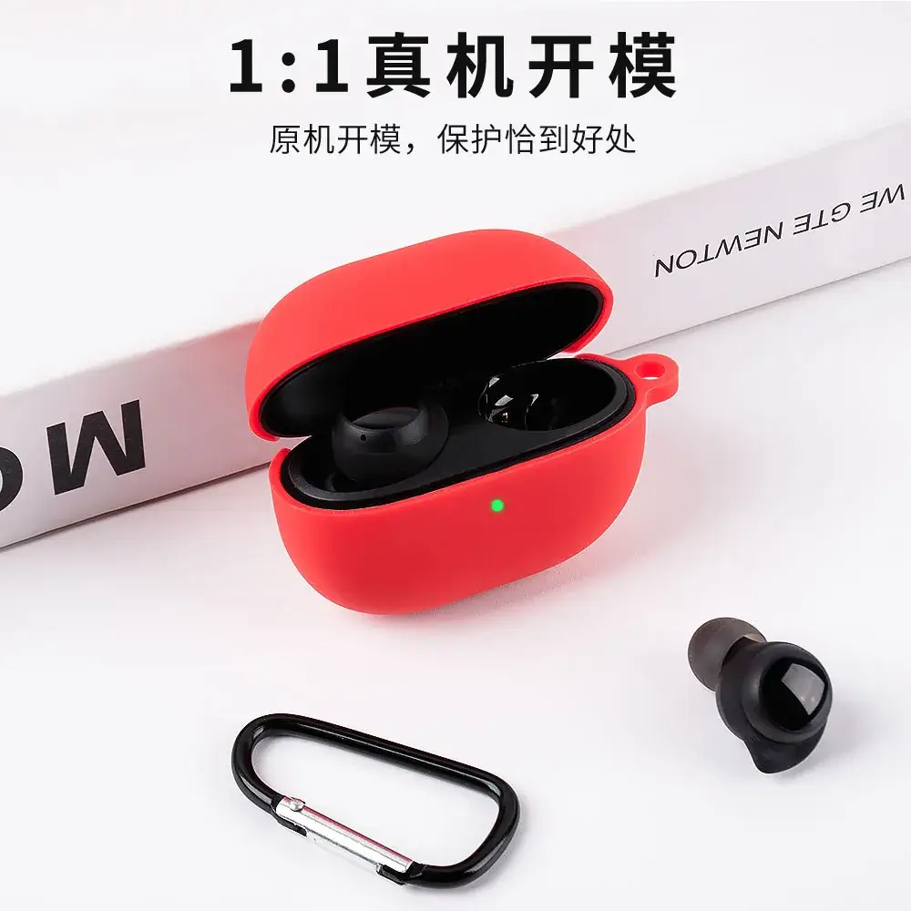 Red Silicone Buds Cover for Bluetooth Headset & Rice Buds — feature 12