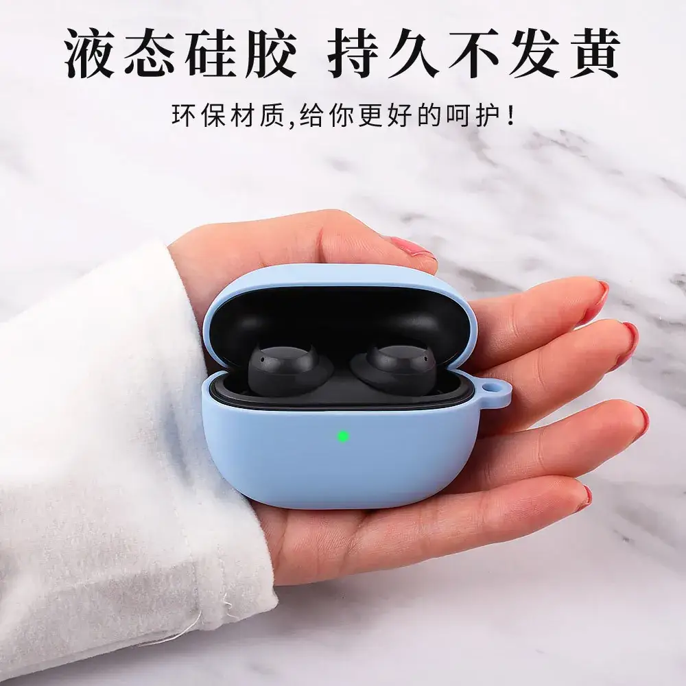 Red Silicone Buds Cover for Bluetooth Headset & Rice Buds — feature 14