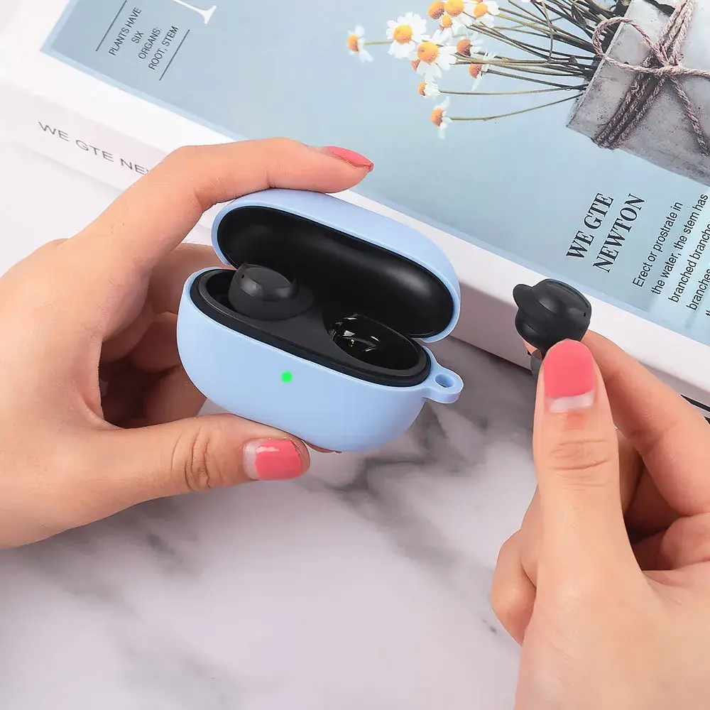 Red Silicone Buds Cover for Bluetooth Headset & Rice Buds — feature 15