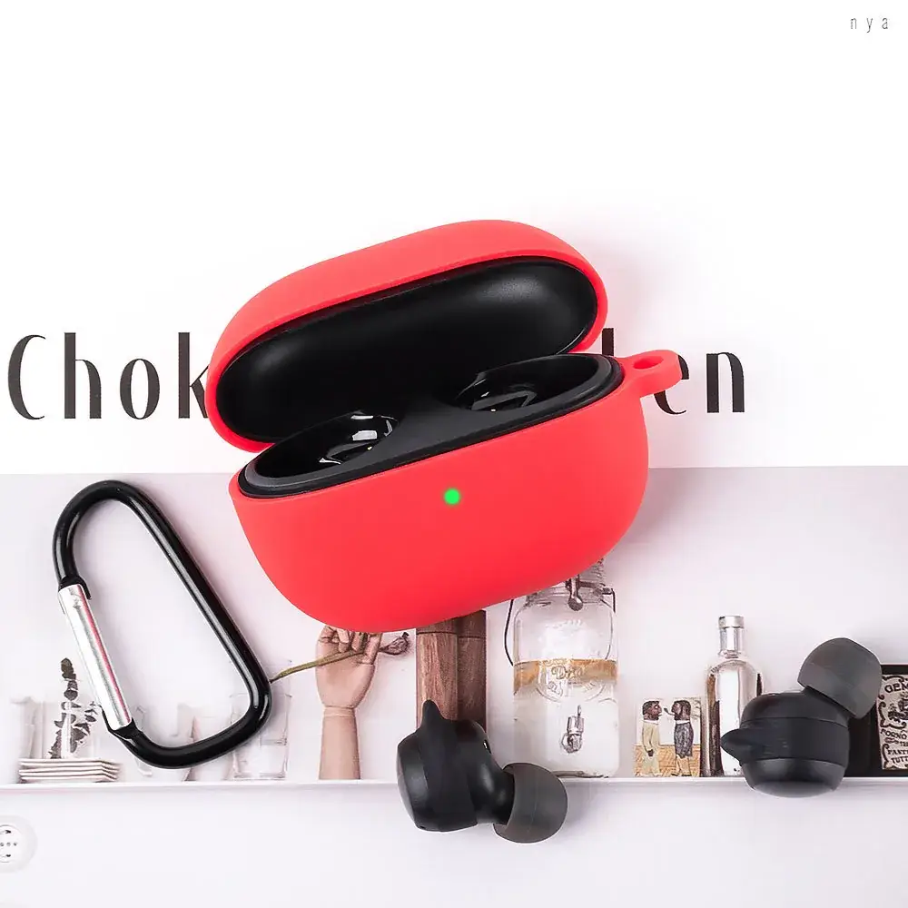 Red Silicone Buds Cover for Bluetooth Headset & Rice Buds — feature 19