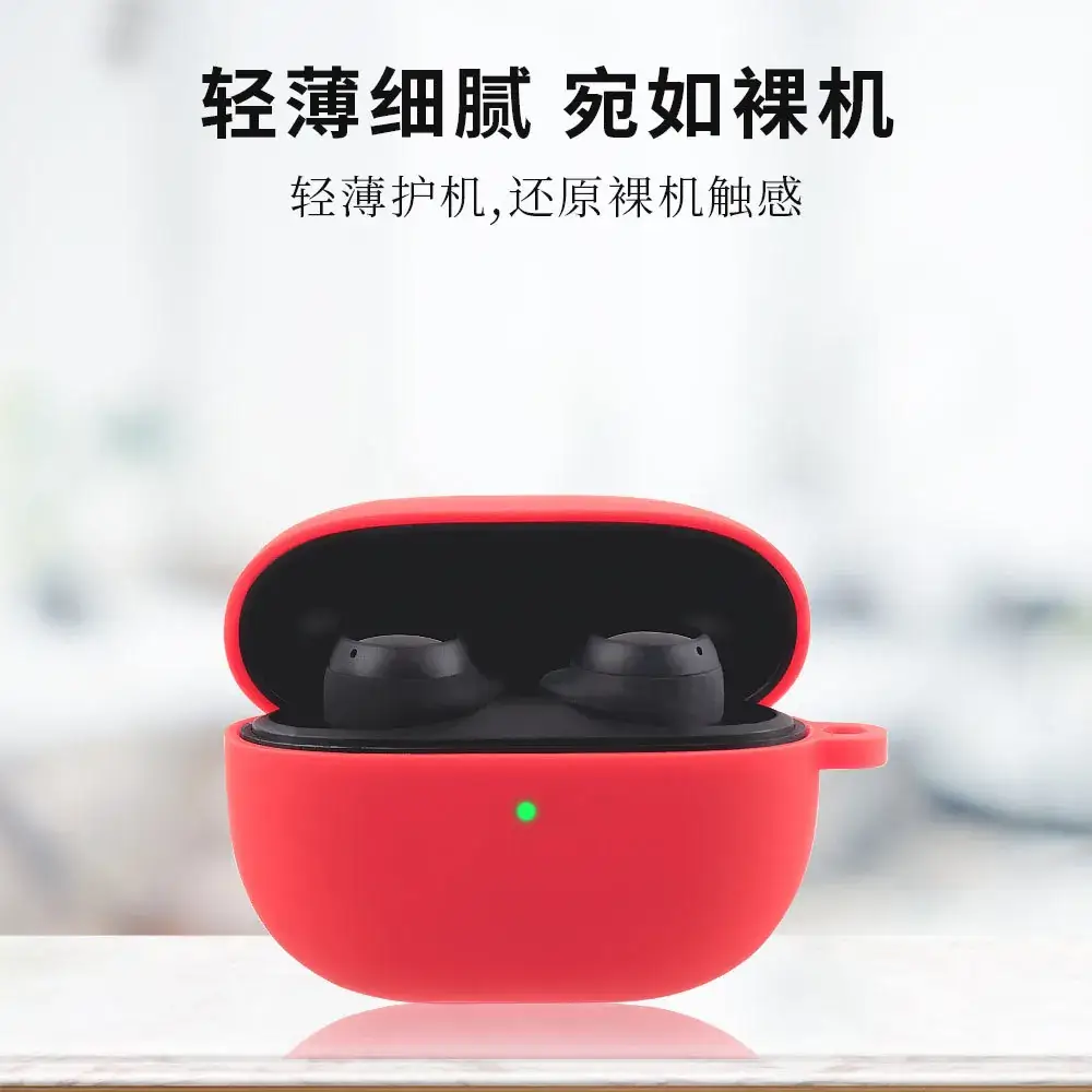 Red Silicone Buds Cover for Bluetooth Headset & Rice Buds — feature 5