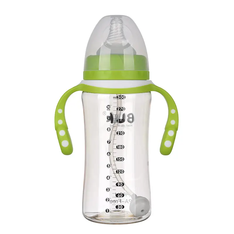 Baby Bottle Ppsu Wide-Caliber Anti-Colic Drop-Resistant Straw Silicone Spout Water Cup Newborn Infant Pp Straw Type