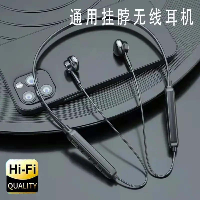 Bluetooth Neck-Hanging Headset with 9D Noise Cancellation
