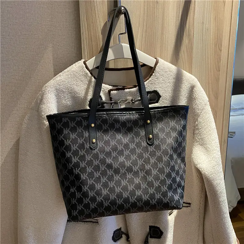 Women Korean Style Soft Leather Tote Bag Large Capacity - Image 2
