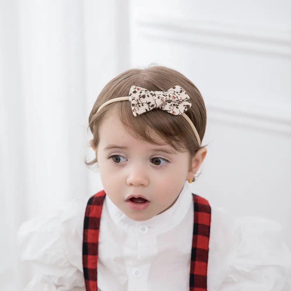 5-Piece Bow Baby Hair Bands Set for Girls - Image 6