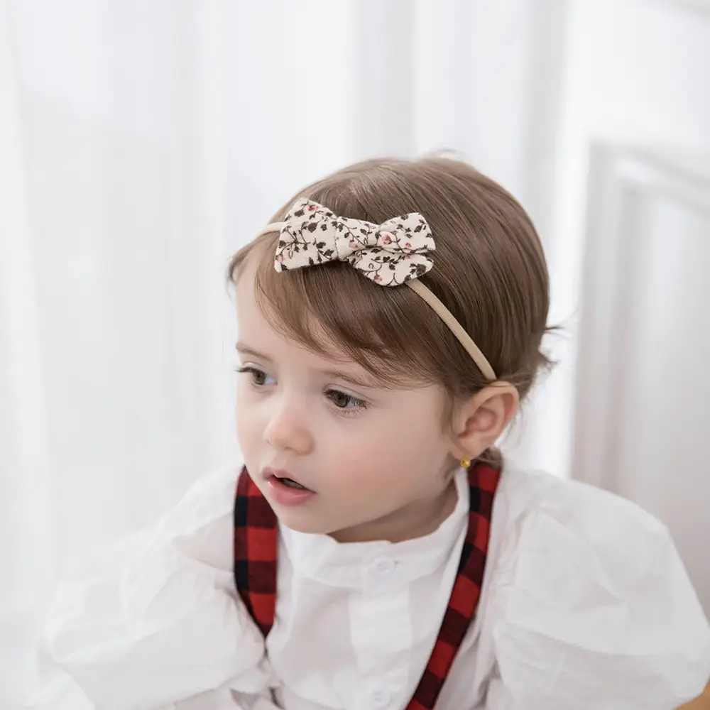 5-Piece Bow Baby Hair Bands Set for Girls - Image 7