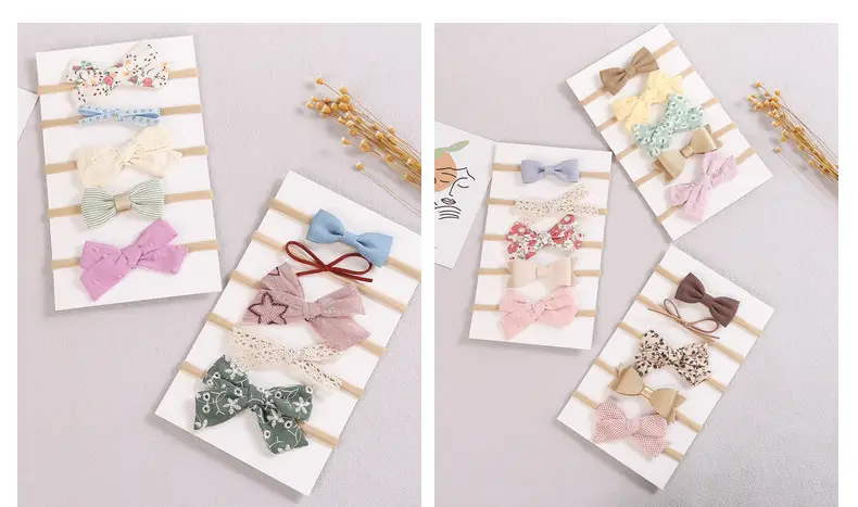 5-Piece Bow Baby Hair Bands Set for Girls — feature 11