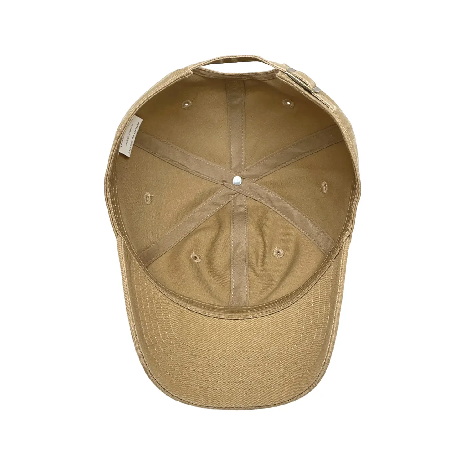 Pure Cotton Washable Baseball Cap with Embroidery, 13cm Height, 6.9cm Width — feature 9