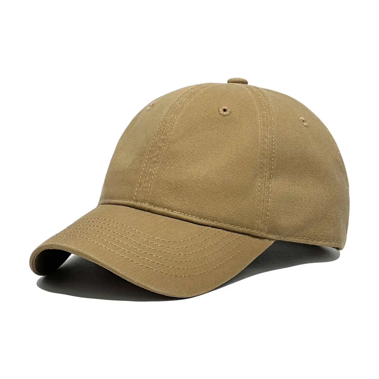Pure Cotton Washable Baseball Cap with Embroidery, 13cm Height, 6.9cm Width - Image 2