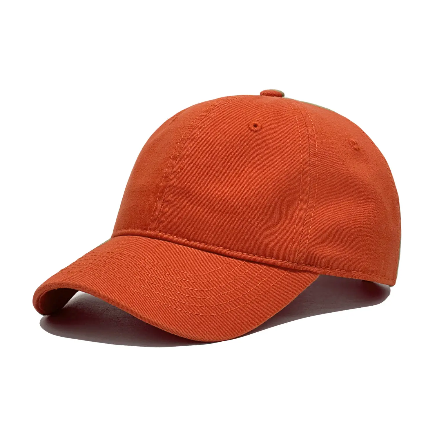 Pure Cotton Washable Baseball Cap with Embroidery, 13cm Height, 6.9cm Width - Image 3