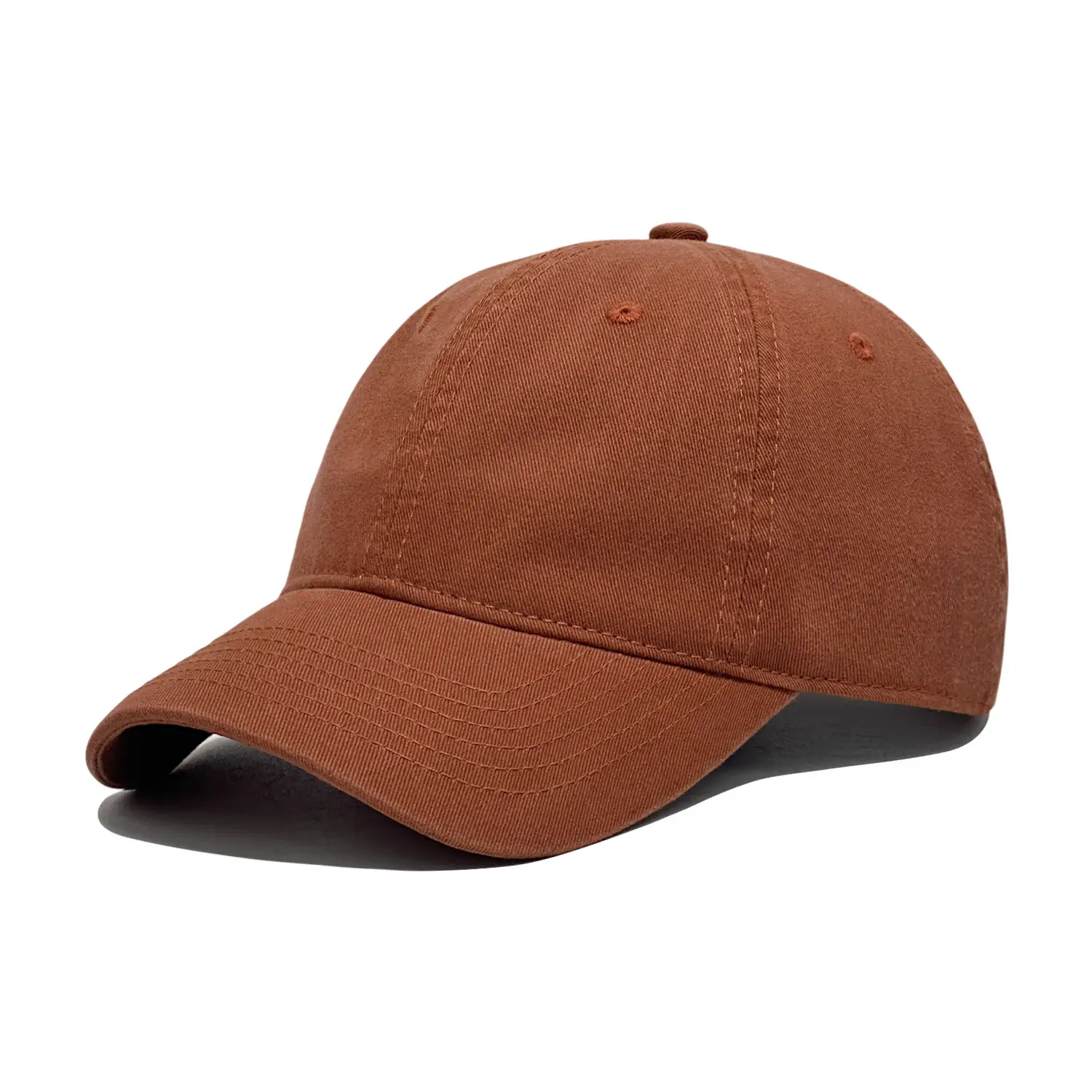 Pure Cotton Washable Baseball Cap with Embroidery, 13cm Height, 6.9cm Width - Image 5