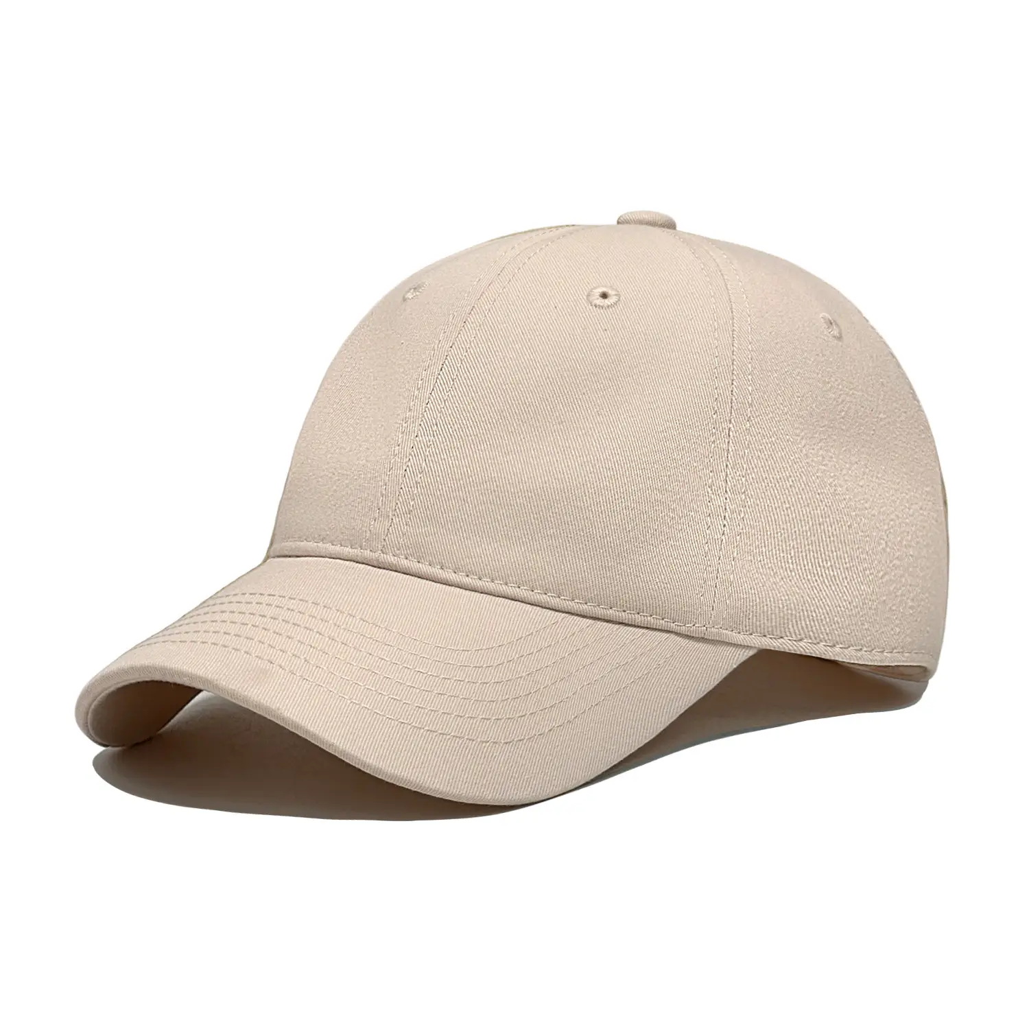 Pure Cotton Washable Baseball Cap with Embroidery, 13cm Height, 6.9cm Width - Image 6
