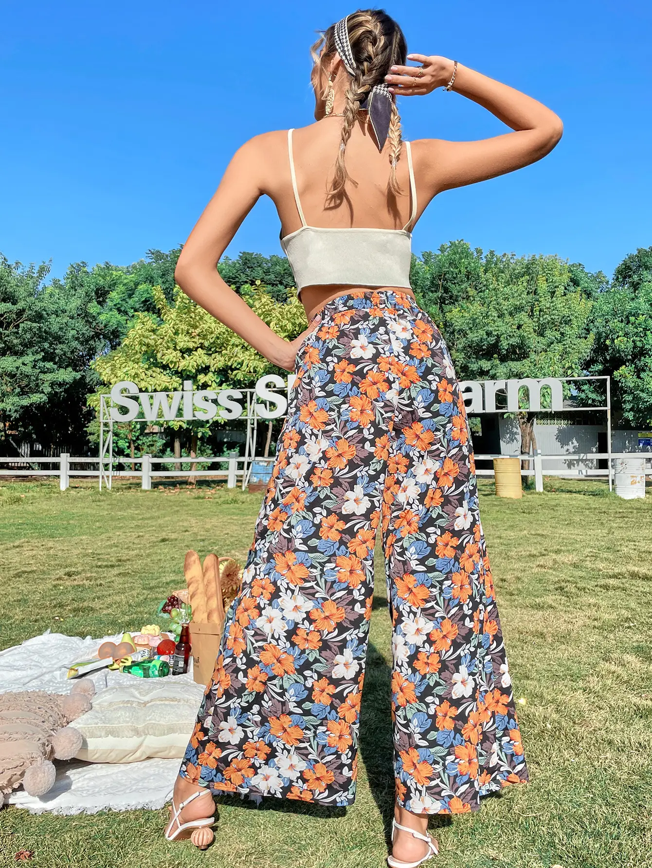 Women Leopard Print Casual Pants Set Europe America — feature 14
