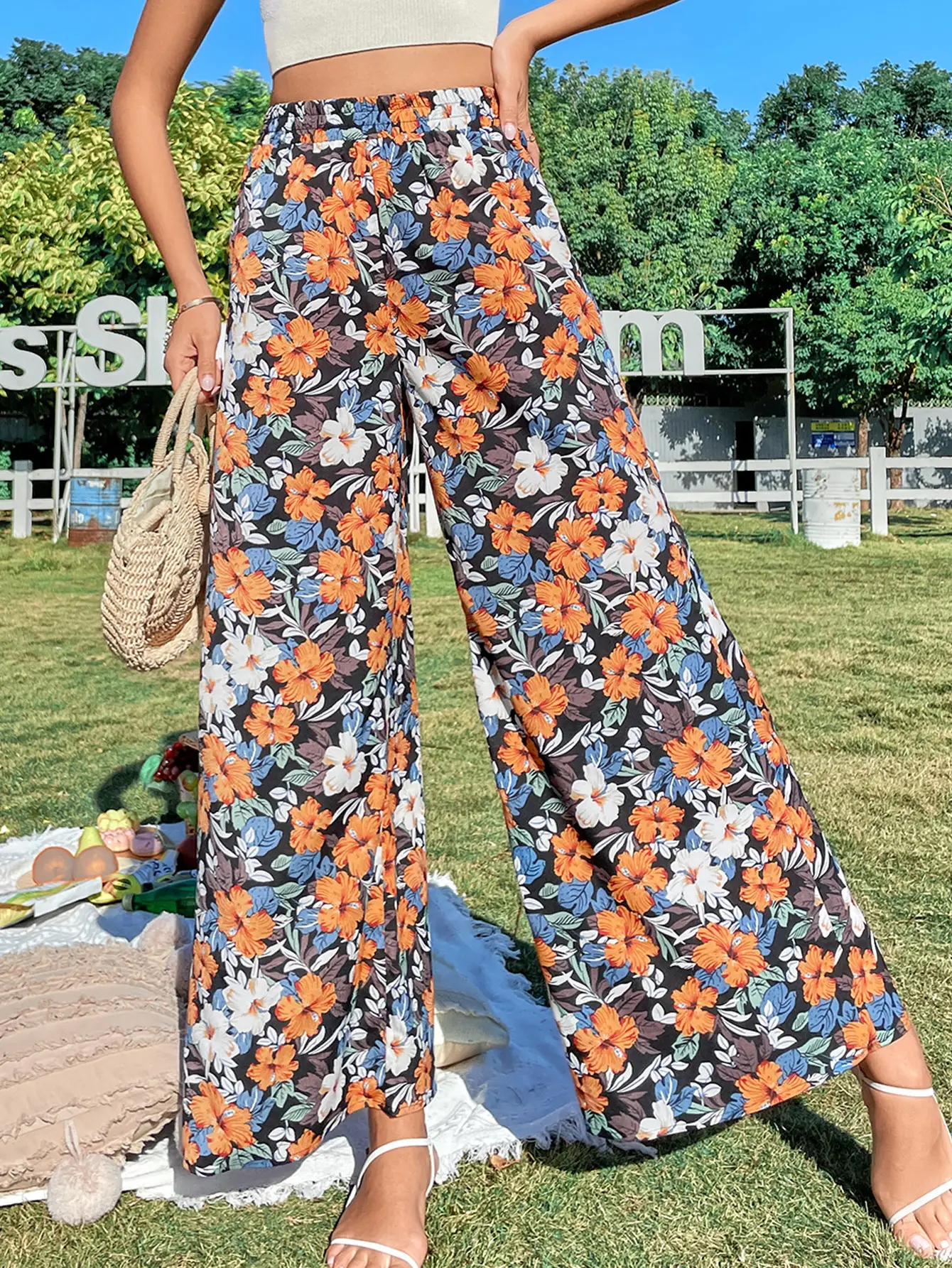 Women Leopard Print Casual Pants Set Europe America — feature 15