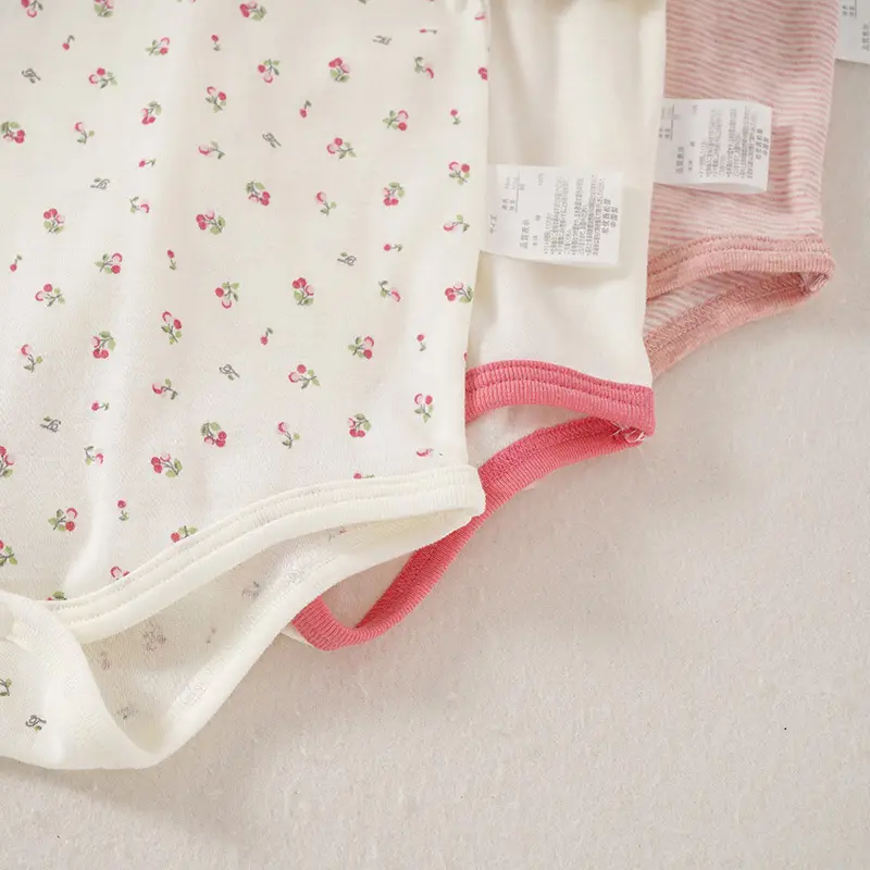 Baby Pure Cotton Romper Set for Girls Newborn Crawling - Image 5